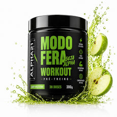 Pré-Treino Maçã Verde ALPHA21 – suplemento 300g para alta performance