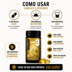 Omega 3 ALPHA21 – suplemento de ácidos graxos para performance e saúde