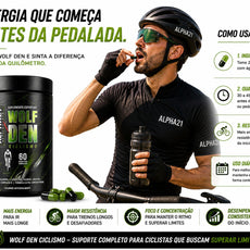 Suplemento endurance ALPHA21 WOLF SPEED – resistência e energia na corrida