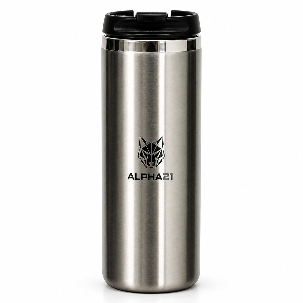Garrafinha ALPHA21 para treino – squeeze fitness com design premium