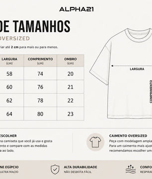 Camisa Oversized Pano Egípcio ALPHA21  Suedine