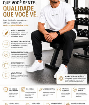 Camisa Oversized Pano Egípcio ALPHA21  Suedine