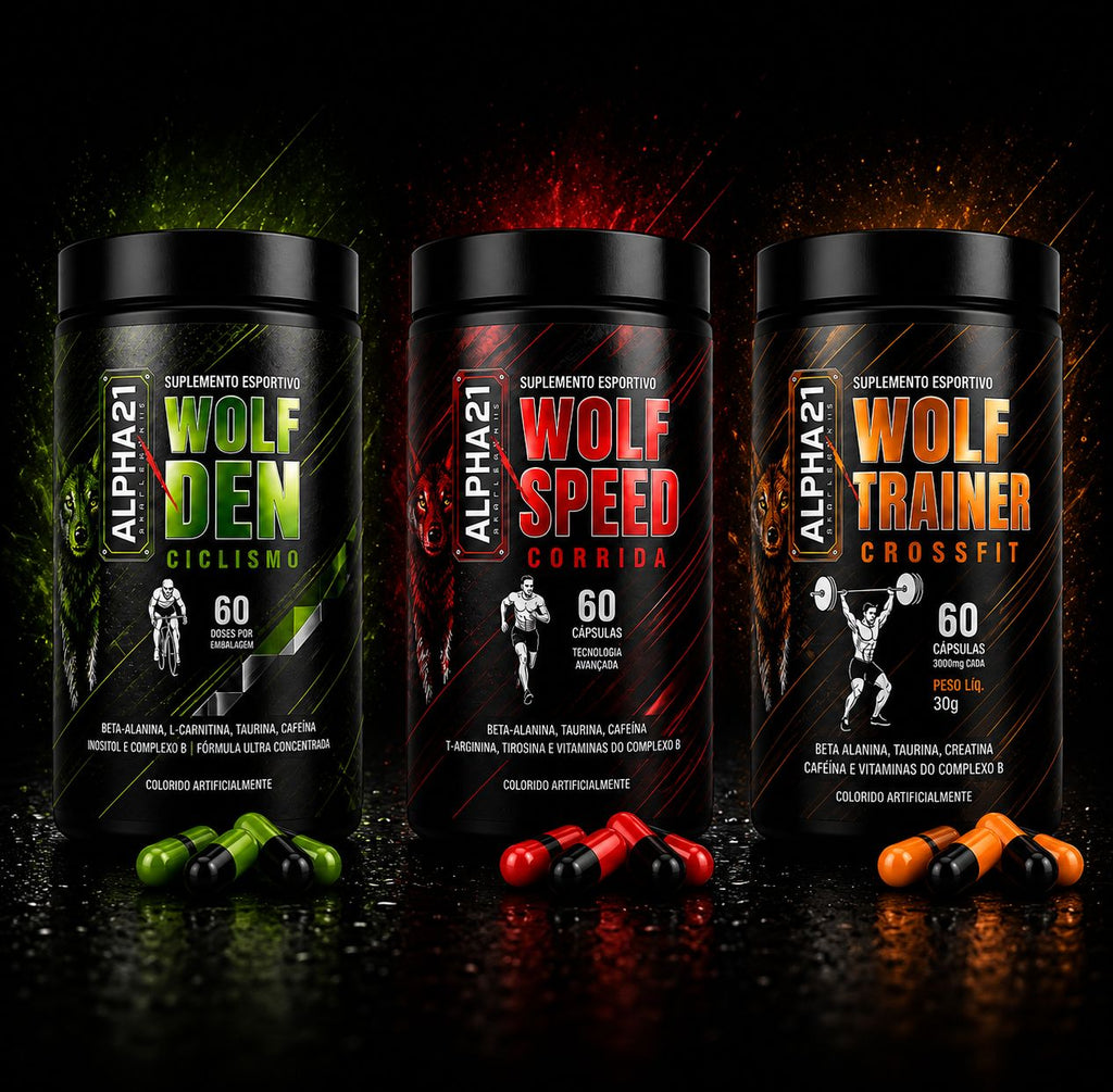 Kit suplemento ALPHA21 – 180 cápsulas para máxima performance