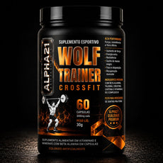Suplemento CrossFit ALPHA21 WOLF TREINER – 60 cápsulas para treino funcional