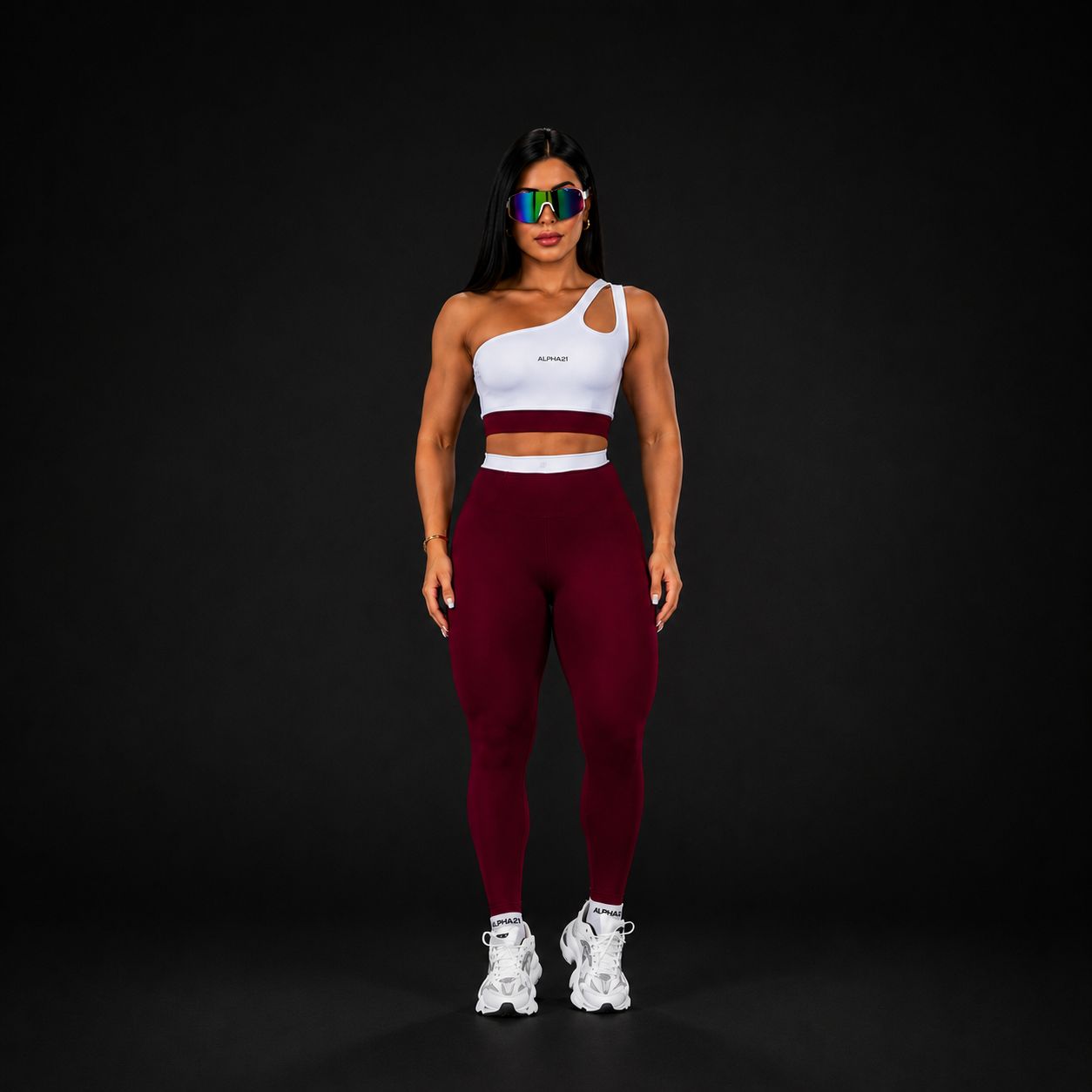Conjunto Fitness Feminino ALPHA21 – legging e top com estilo e conforto