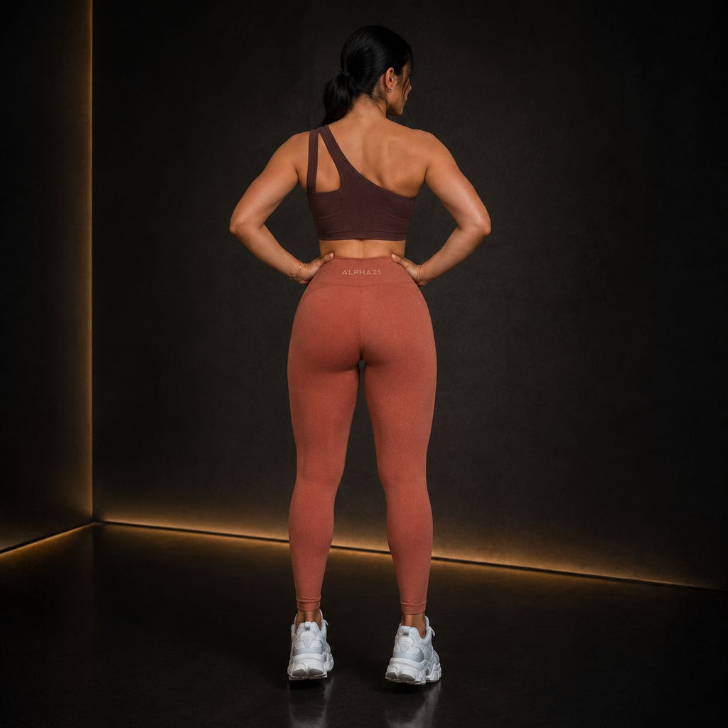 Conjunto Fitness Bicolor Feminino ALPHA21 | Performance Premium