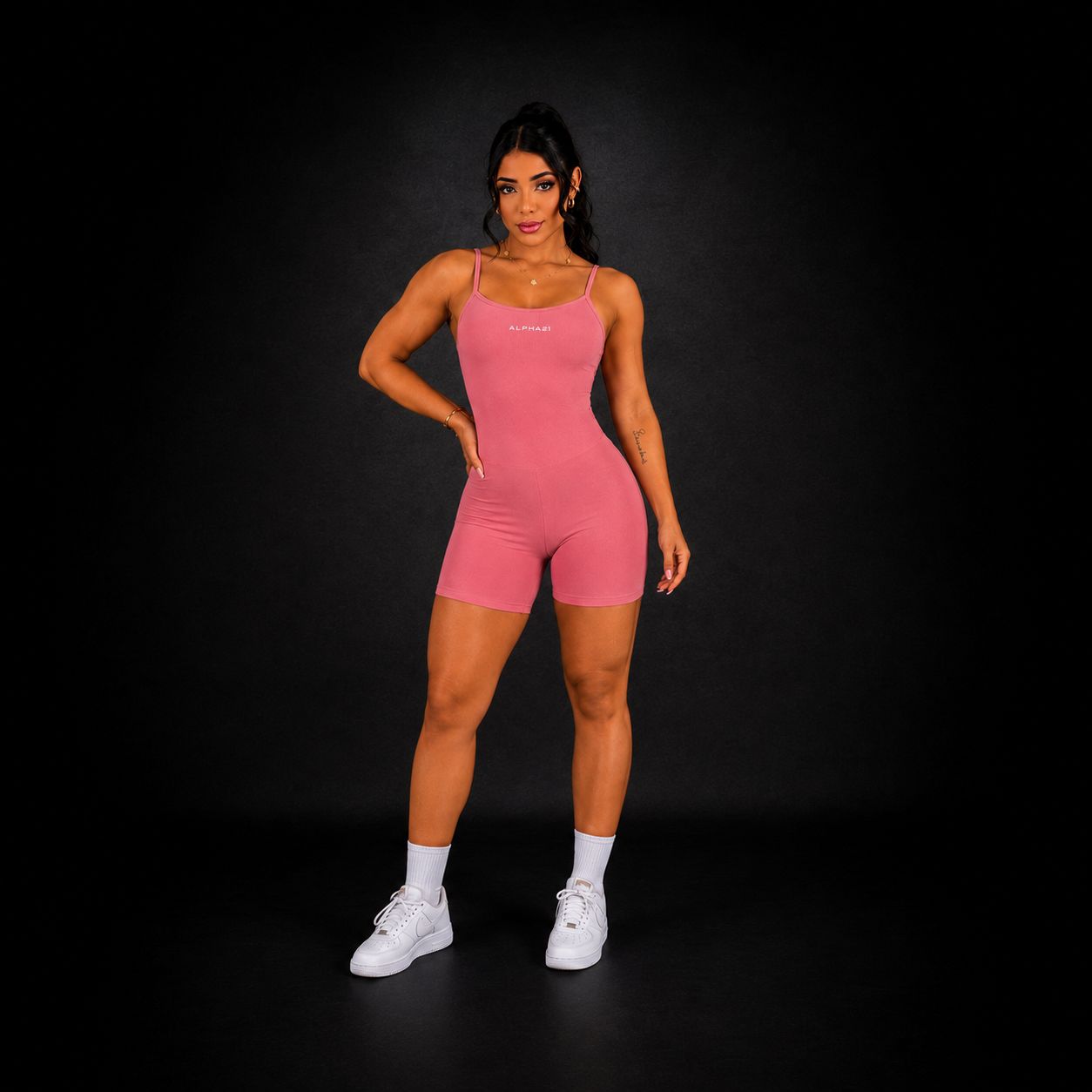 Macaquito Fitness Feminino ALPHA21 - Alta Compressão