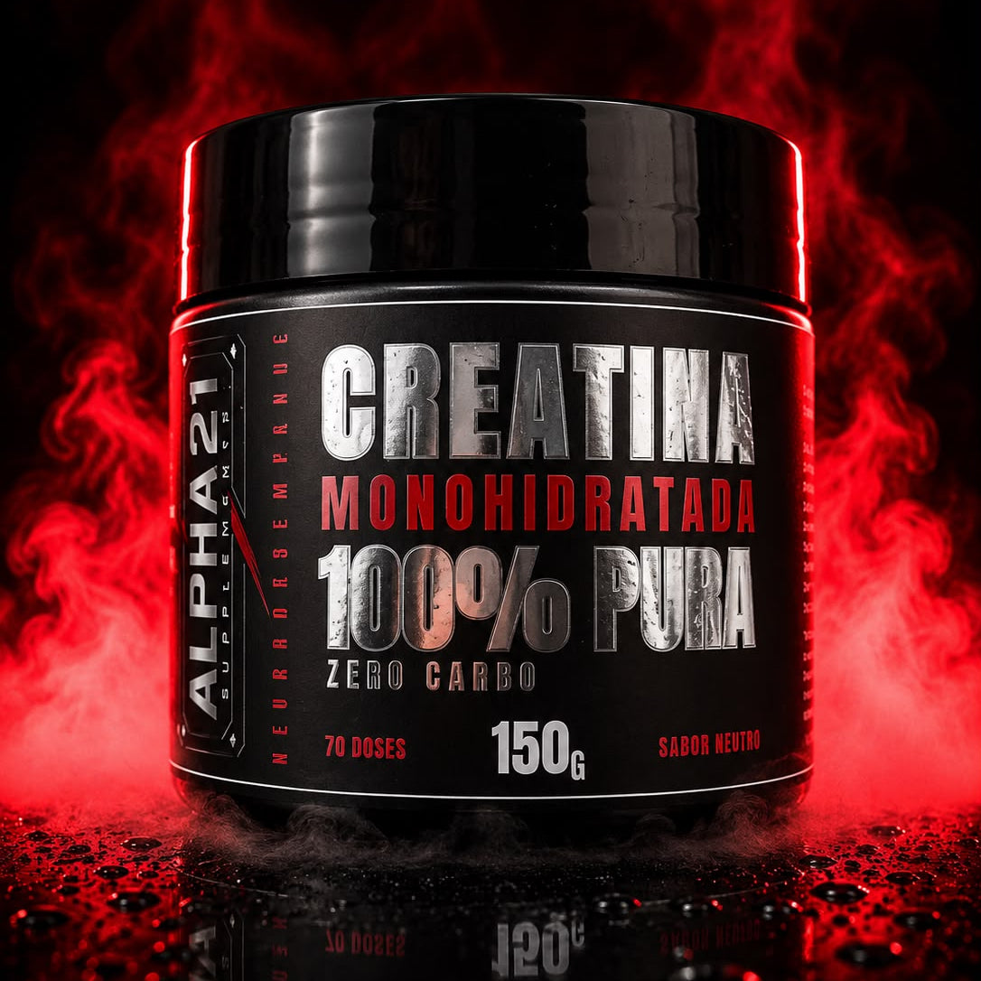 Creatina Monohidratada Pura 150g ALPHA21