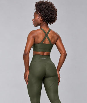Conjunto Feminino ALPHA21: Legging e Top Compressão