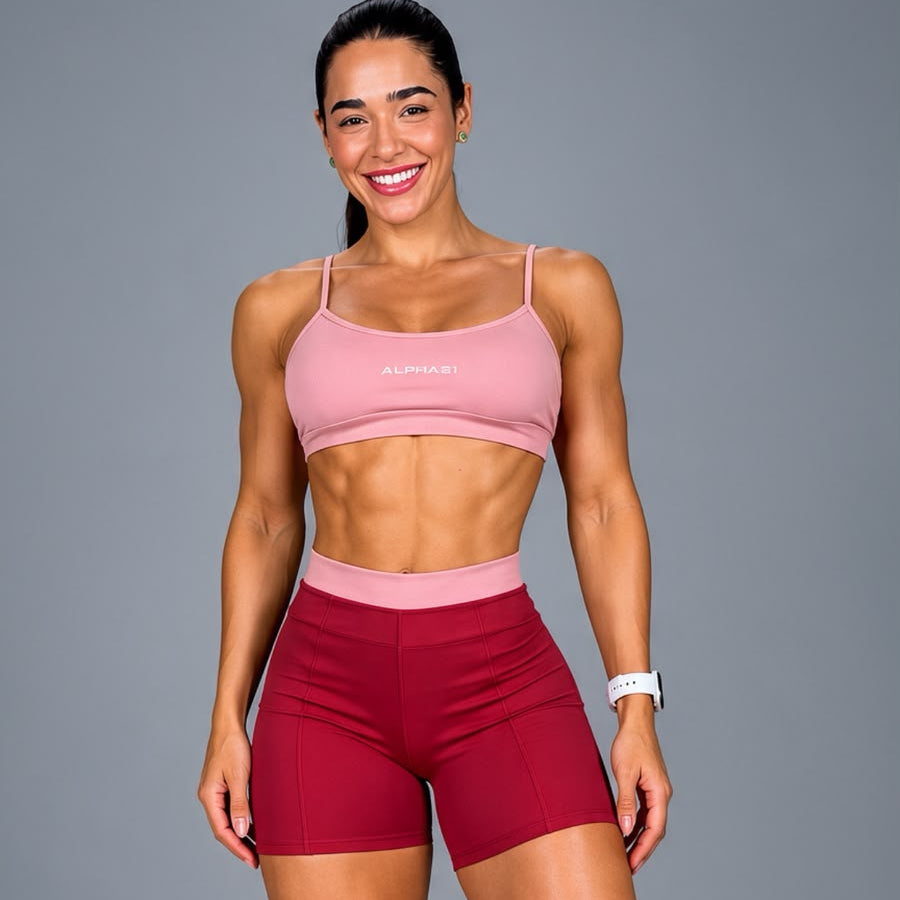 Conjunto Fitness Feminino Bicolor ALPHA21 para Performance