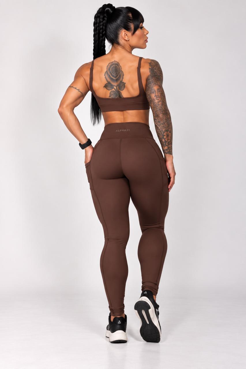 Conjunto Fitness Feminino Top e Legging ALPHA21