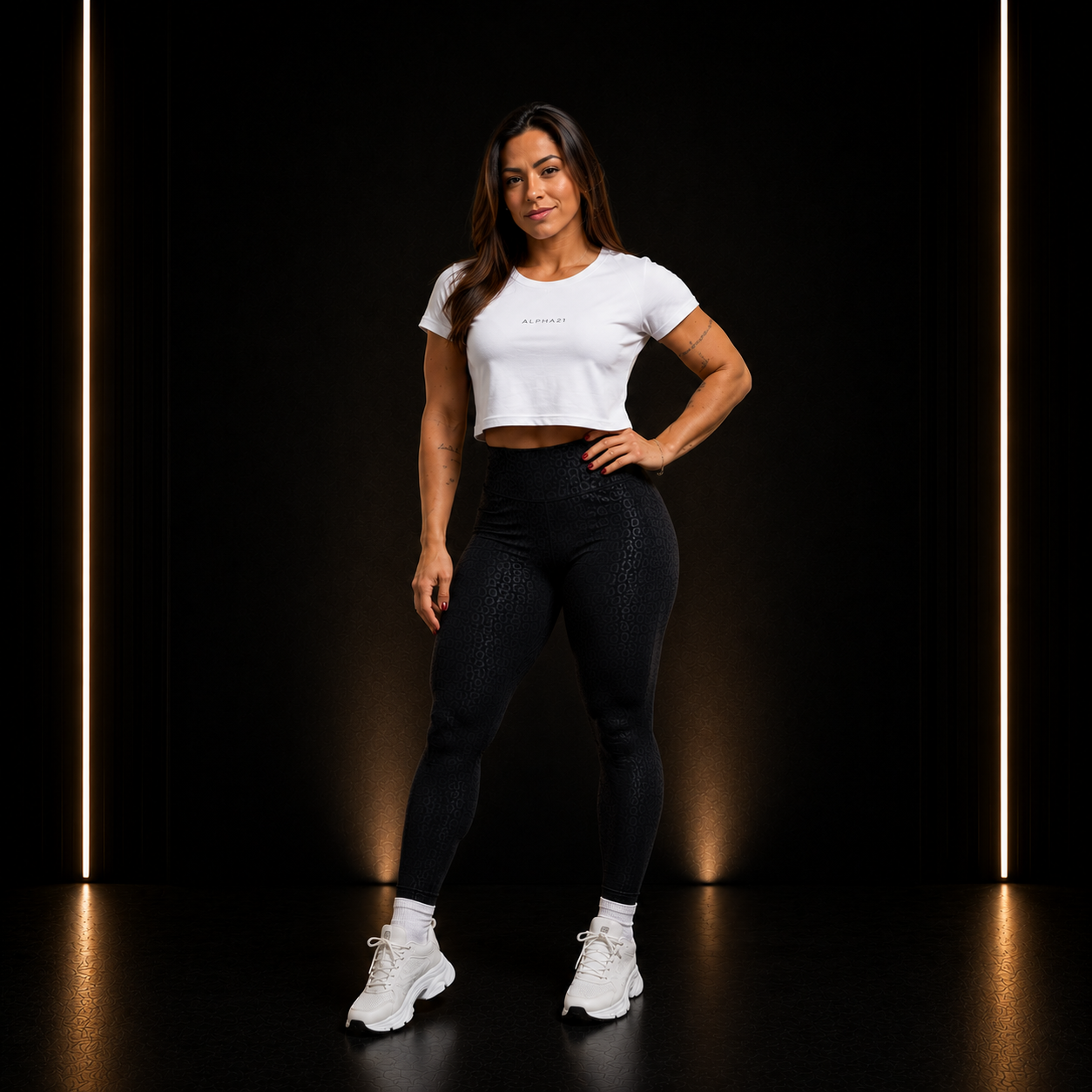 Cropp Fitness Feminino ALPHA21 | Suporte Premium