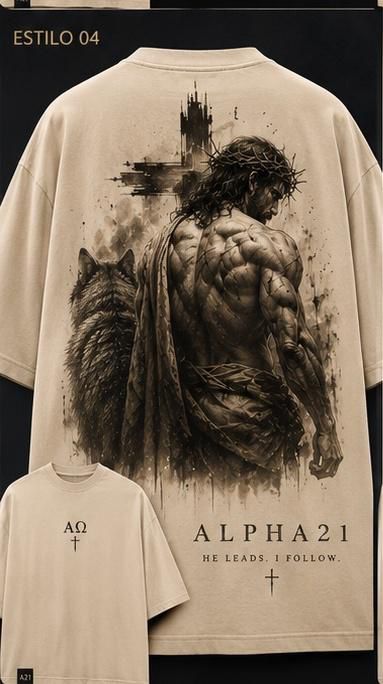 Camisa Oversized ALPHA21 Premium | Lifestyle & Streetwear