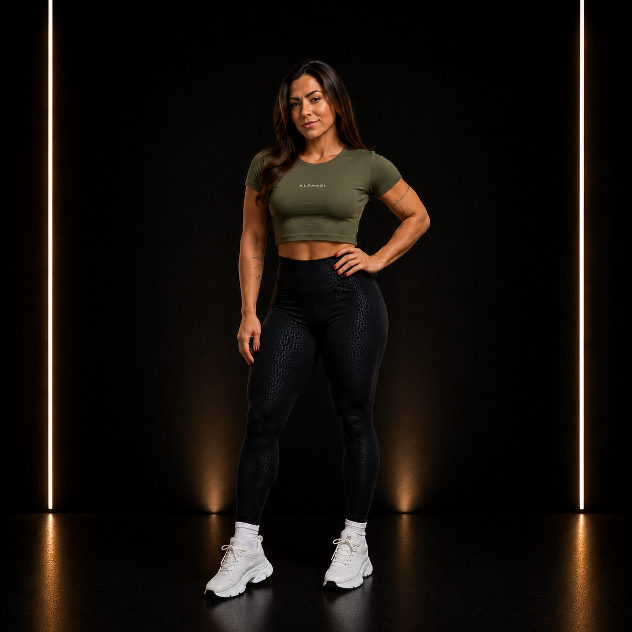 Cropp Fitness Feminino ALPHA21 | Suporte Premium