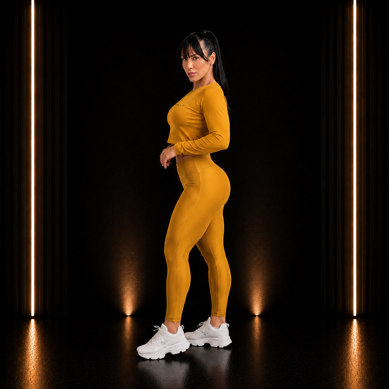 Blusa Fitness Feminina ALPHA21 | Manga Longa Performance