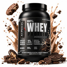 Proteína concentrada ALPHA21 Cookies – 900g para ganho muscular