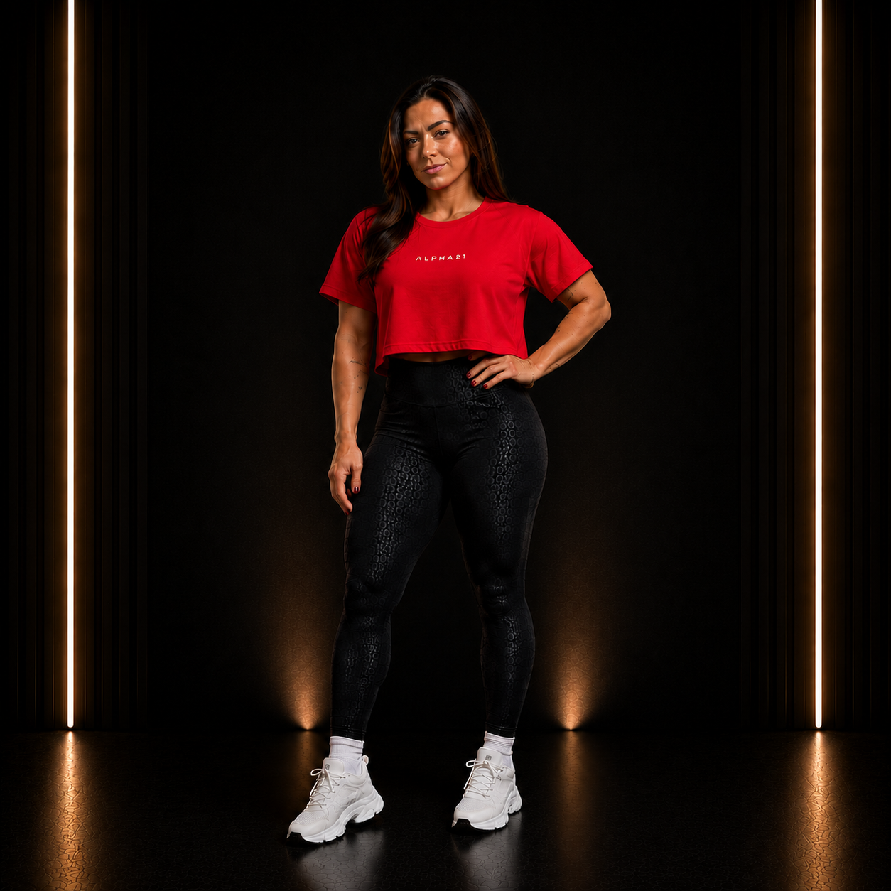 Cropp Fitness Feminino ALPHA21 | Suporte Premium
