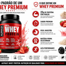 Whey Protein Concentrado ALPHA21 Kit Trio – Composição