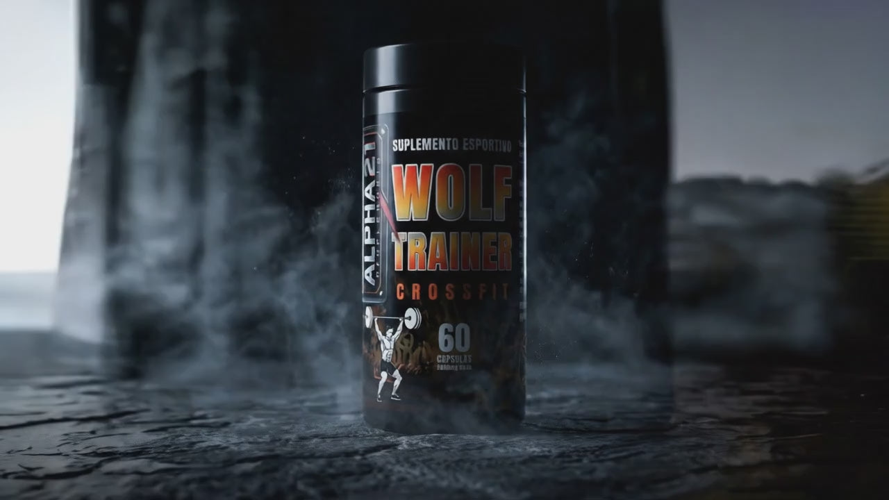 WOLF TREINER CROSSFIT ALPHA21 – suplemento para crossfit e treinos funcionais de alta intensidade, fabricado sob BPF/ANVISA