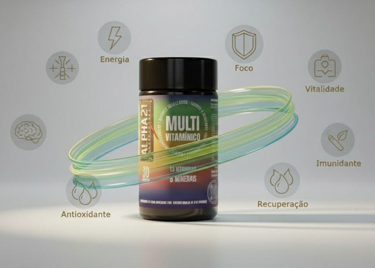 MULTI VIT ALPHA21 – Multivitamínico Completo 30 Cápsulas