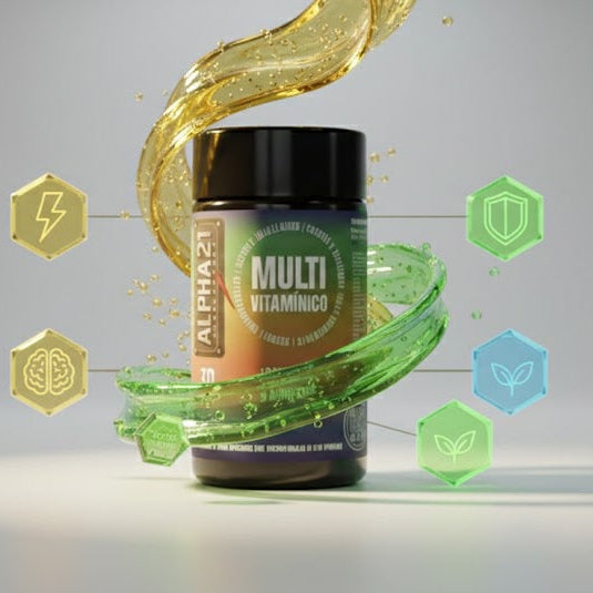 Multivitamínico MULTI VIT ALPHA21 – complexo de vitaminas e minerais para suporte nutricional diário, fabricado sob BPF/ANVISA